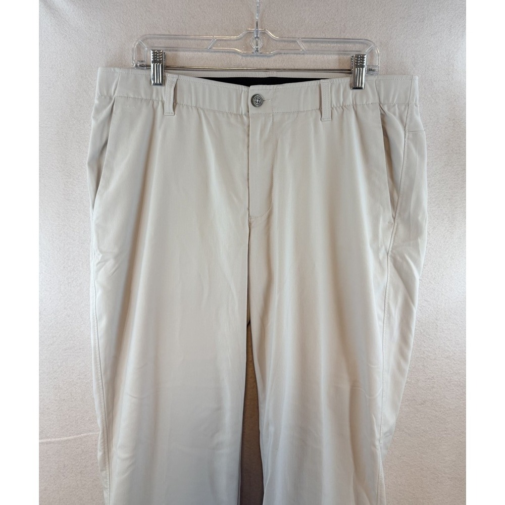 Under Armour Men's Showdown‎ Golf Pants Stone Color 36x32 Tapered 1309546